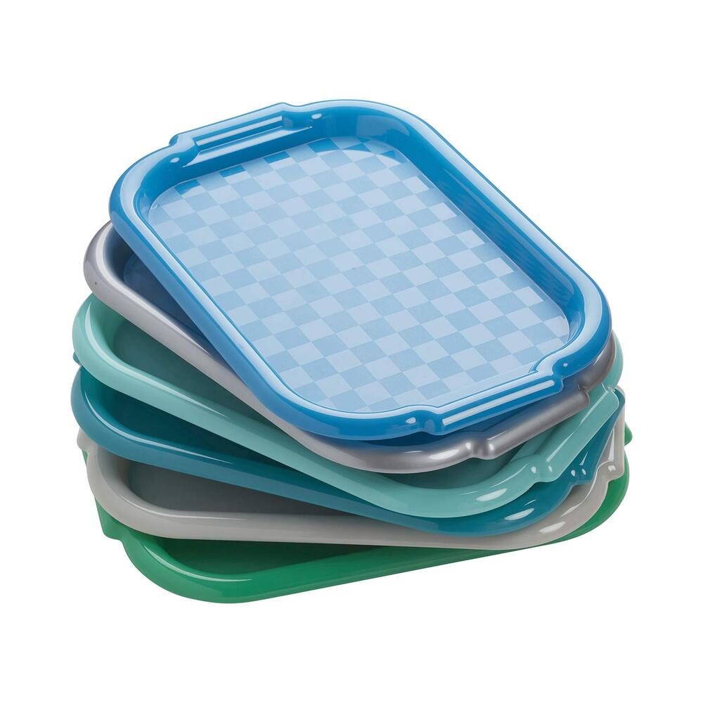 1639 Colorful Plastic Art Trays for Kids Plastic Trays Contemporary